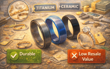 Jewelry Made from Alternative Materials Like Titanium or Ceramic